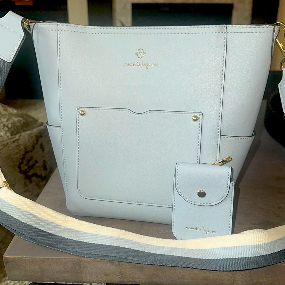 Nanette Lepore Light Blue bucket Women's Bag